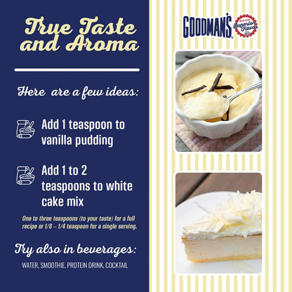 Extracto De Coco Tropical Goodmans Sin Gluten Y Kosher Para Postres Y Bebidas