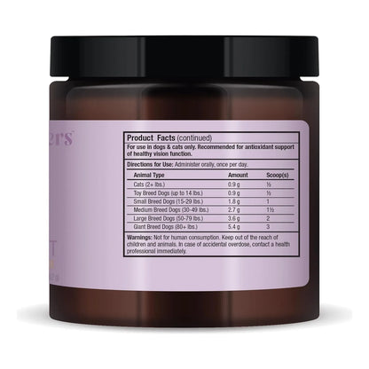 Soporte Ocular Para Mascotas Dr Mercola 180 G Salud Visual Natural