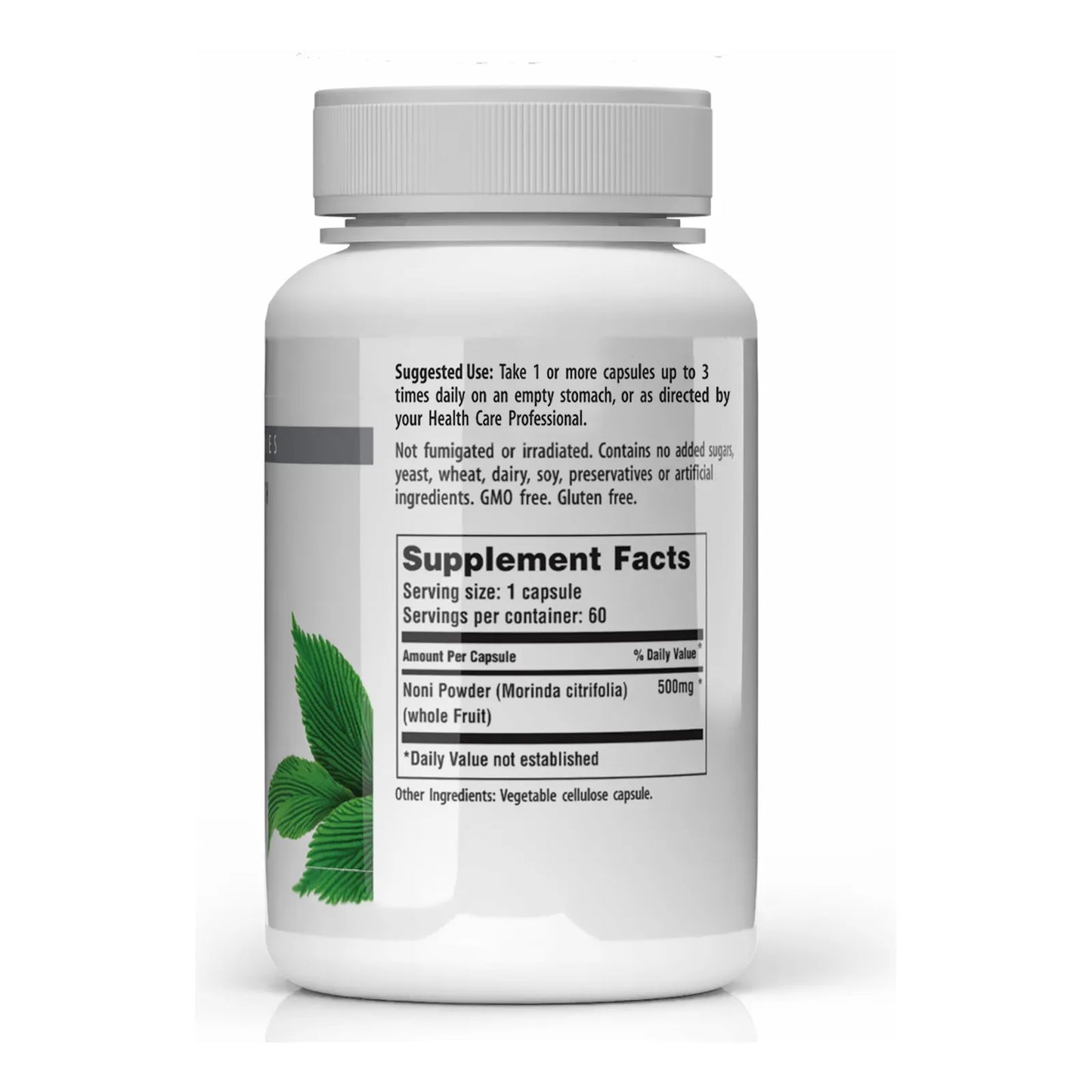 Cápsulas De Noni 60 Unidades Adaptógeno Natural Energía Equilibrada