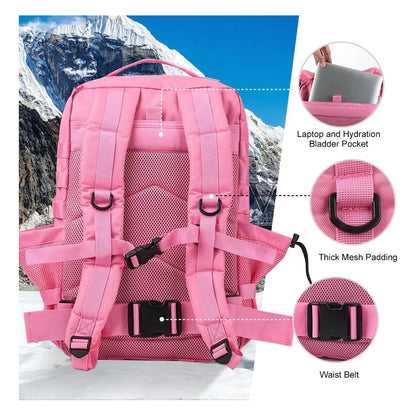 Mochila Táctica Militar Para Campamento De 3 Días Equipo De Asalto Resistente Y Multifuncional