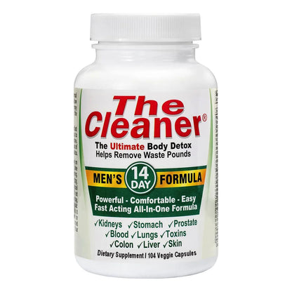 The Cleaner Detox Limpieza Interna Completa 14 Días 104 Cápsulas Hombres