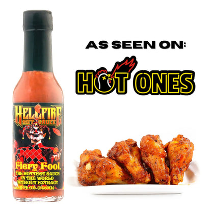 Salsa Picante Extrema Fiery Fool 148ml Carolina Reaper Hot Ones