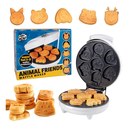 Wafflera Electrica Mini Panqueques Animales 7 Figuras Antiadherente CucinaPro