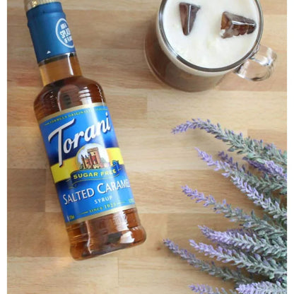Sirope Caramelo Salado Torani 750 Ml Sabor Dulce Y Salado Sin Azucar