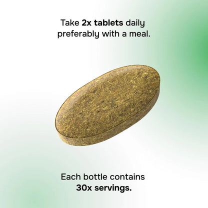 Tabletas Orgánicas Green Fuel Mezcla De Frutas Y Verduras Energía Natural