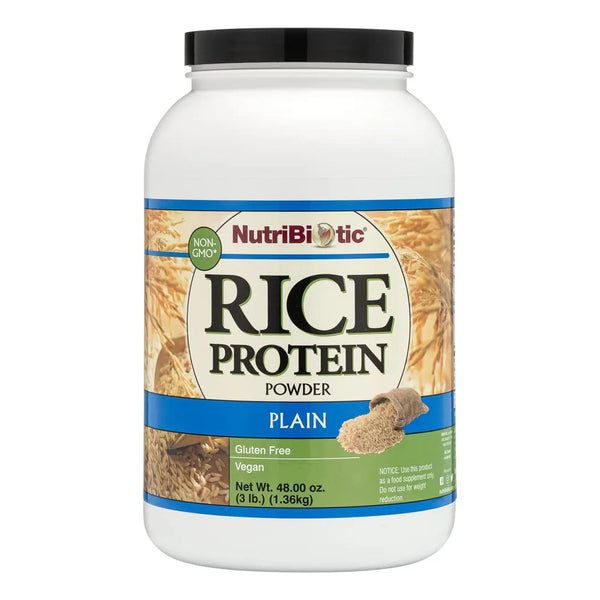 Proteina De Arroz En Polvo 1360g Vegana Baja En Carbohidratos Sin Gluten Ni Omg