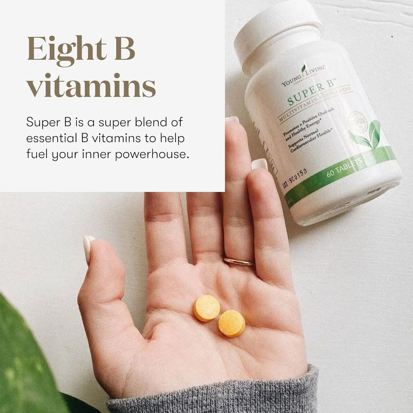 Tabletas Super B Vitaminas Minerales Energía 60 Unidades