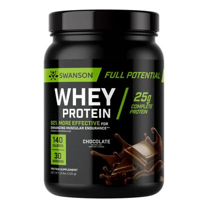 Proteina En Polvo Sabor Chocolate Swanson Para Musculacion Con Velositol