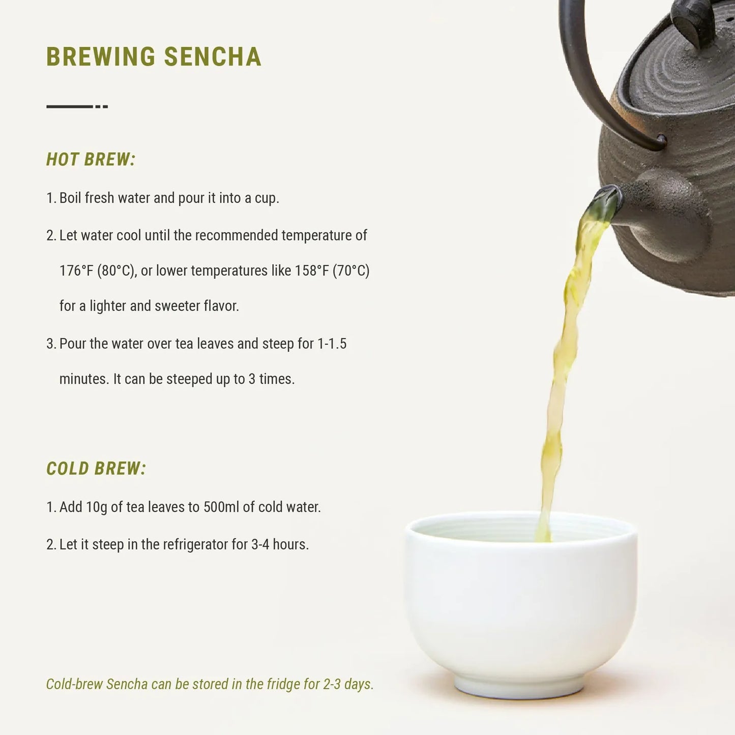 Té Verde Orgánico Sencha Con Matcha De Kioto En Lata Hermética 100g