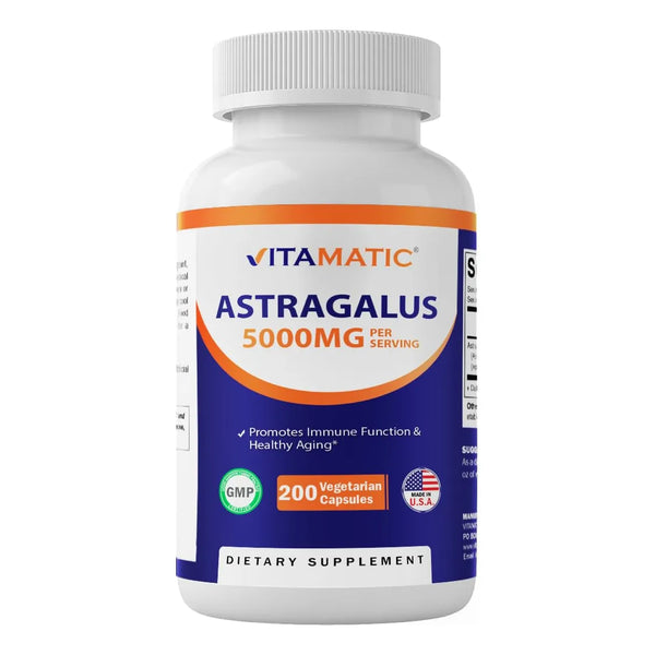 Capsulas De Astragalo 5000 Mg Extracto 101 200 Unidades Potente Soporte Inmunologico