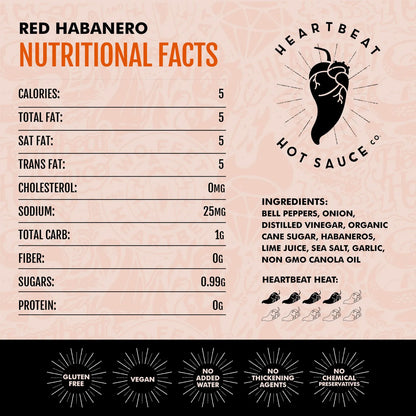 Salsa Picante Habanero Rojo 180 Ml Paquete De 3 Unidades Importado Estados Unidos