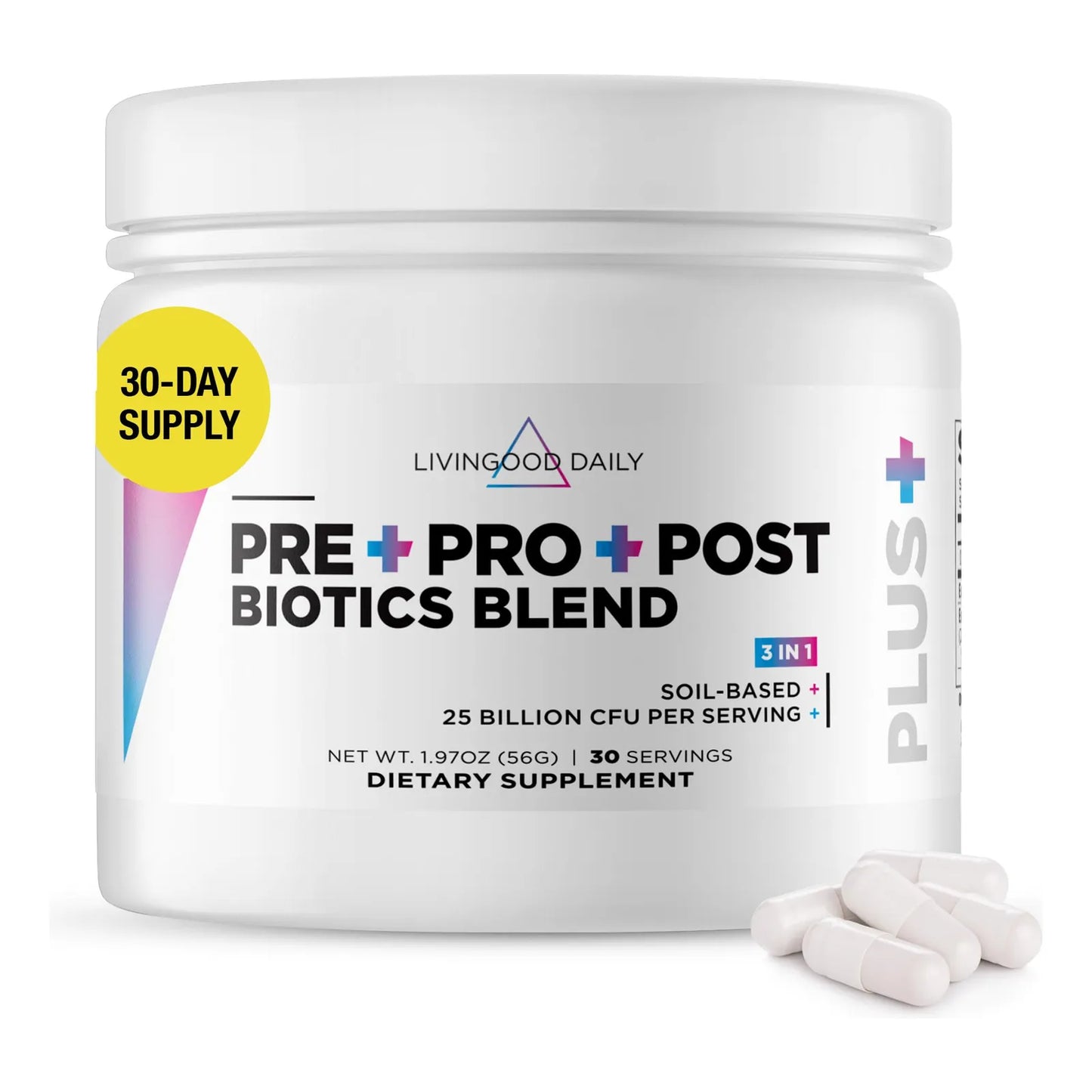 Mezcla Probiótica Pre Post Bióticos Agave Azul Salud Intestinal 1.97 Oz