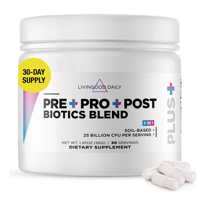 Mezcla Probiótica Pre Post Bióticos Agave Azul Salud Intestinal 1.97 Oz