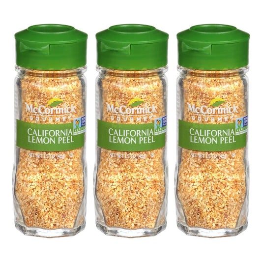 Cascara De Limon California Gourmet 42g Paquete Triple Sabor Intenso Y Natural