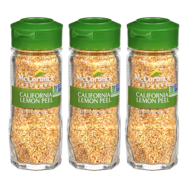 Cascara De Limon California Gourmet 42g Paquete Triple Sabor Intenso Y Natural