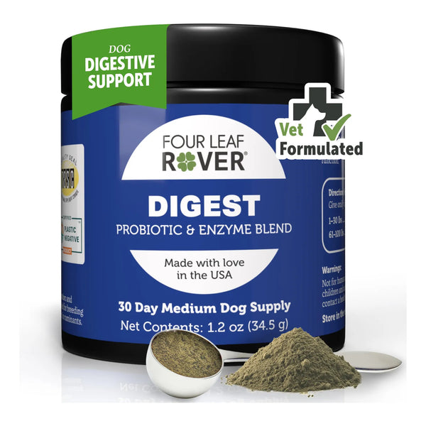 Digest Apoyo Digestivo Para Perros Con Enzimas Y Probióticos 30 Días