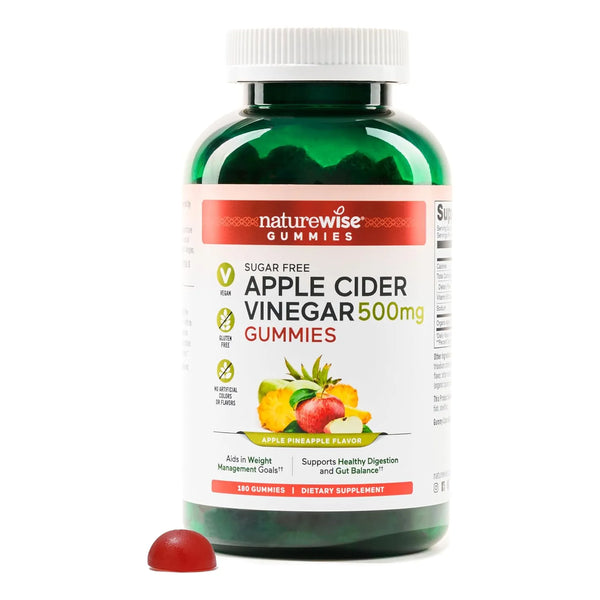 Gomitas Keto De Vinagre De Sidra De Manzana 1000 Mg Sin Azúcar Veganas Con Vitamina B12