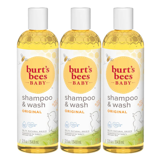 Champú Burt S Bees Fórmula Amarilla 350 Ml X 3 Unidades Cabello Fresco Y Manejable