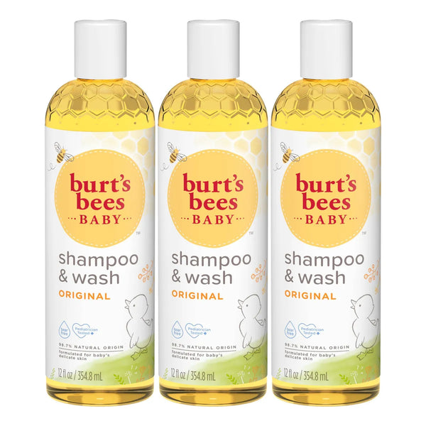 Champú Burt S Bees Fórmula Amarilla 350 Ml X 3 Unidades Cabello Fresco Y Manejable