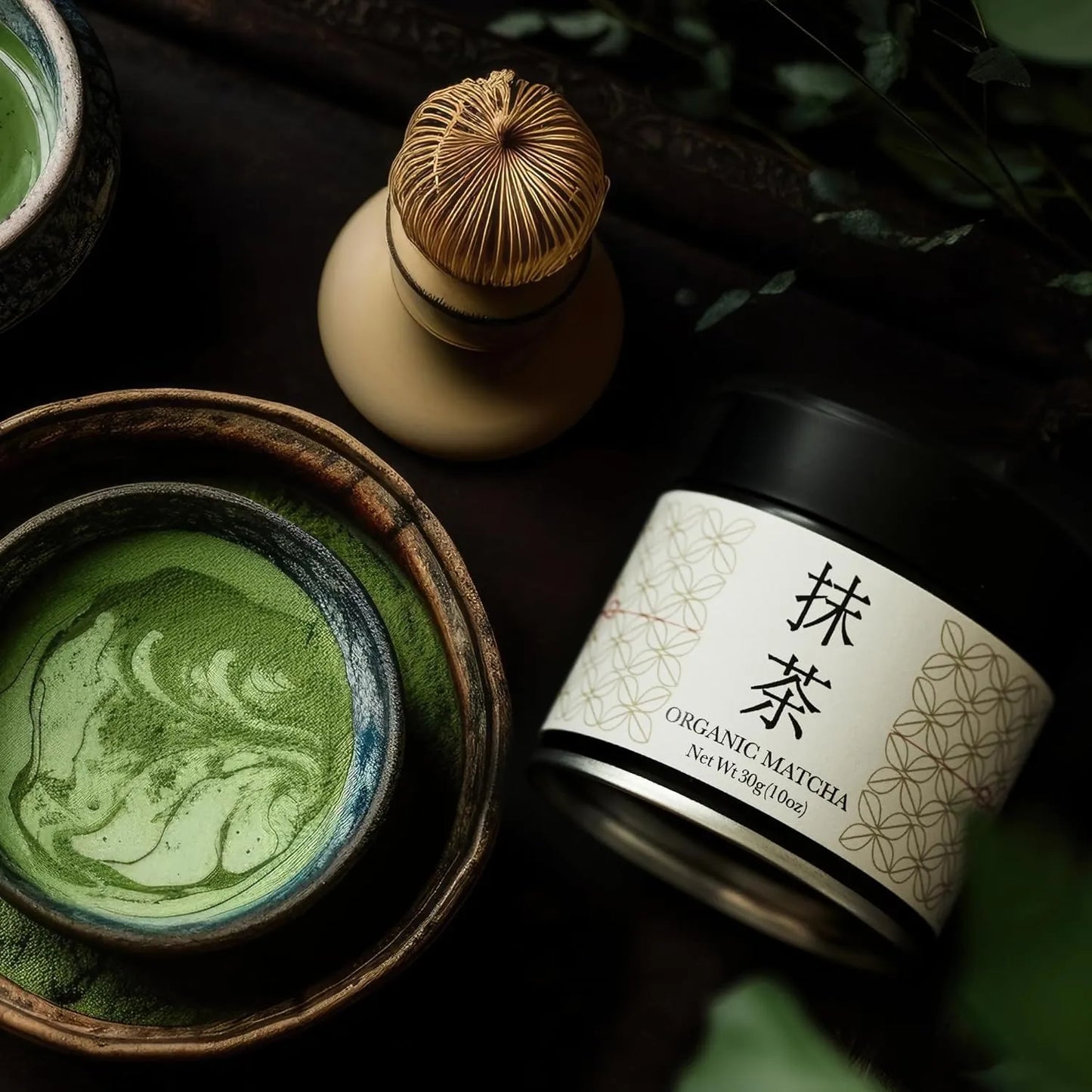 Polvo Matcha Orgánico Grado Ceremonial Japonés Shizuoka 31 G Ideal Para Té Lattes Y Postres