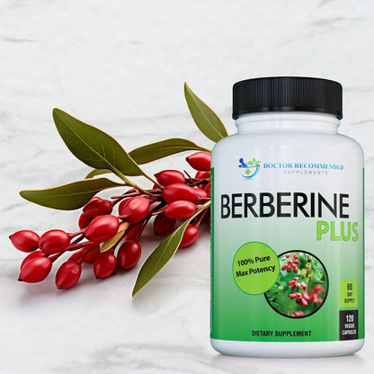 Berberina Plus 1200mg Capsulas Vegetales Suplemento Natural Eficaz