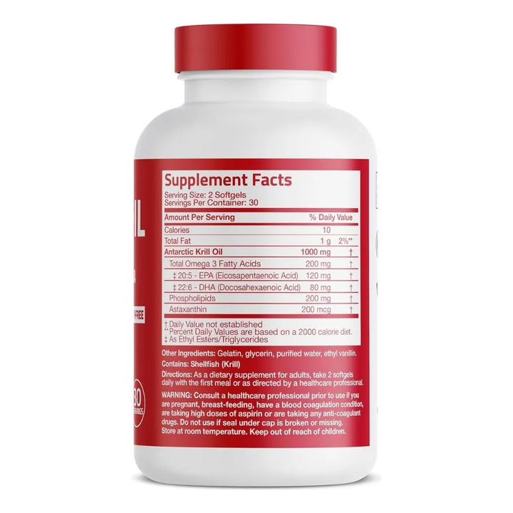Aceite De Krill Antartico 1000 Mg Omega-3 Epa Y Dha 60 Cap - Imagen 2