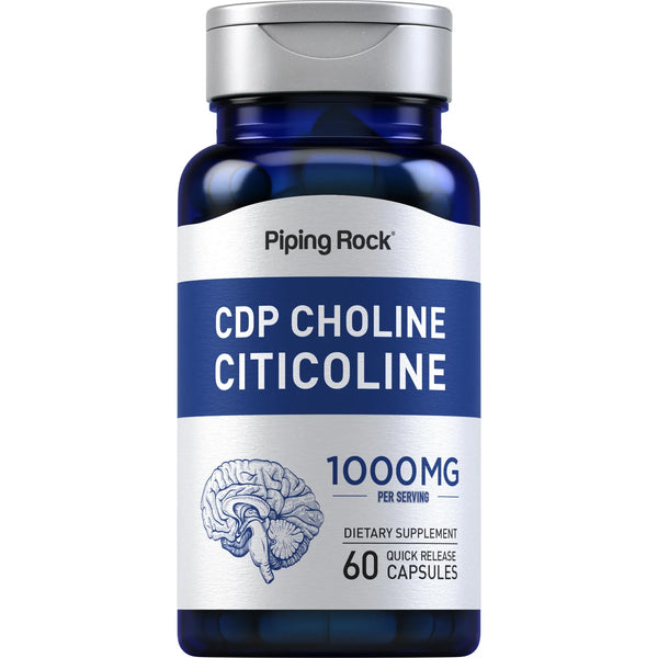 Citicolina 1000mg Cápsulas Liberación Rápida Suplemento Cognitivo Natural