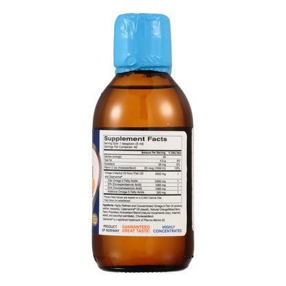 Omega 3 Liquido Ultra Fuerte Con Vitamina D3 4500 Mg Aceite Pescado