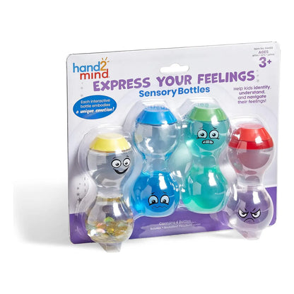 Hand2mind Botellas Sensoriales Para Expresar Sentimientos Reduce Estrés Y Ansiedad