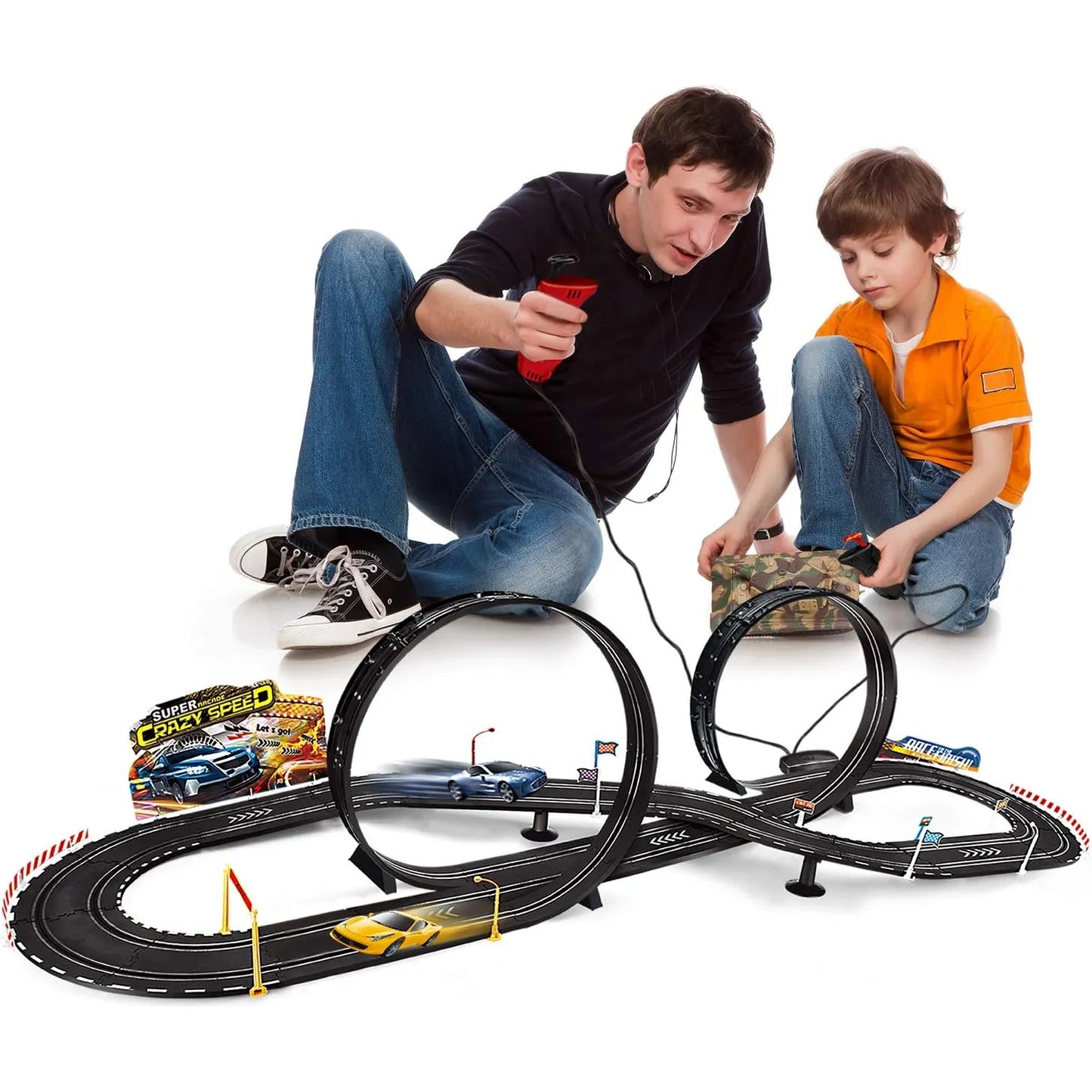Juguete Electrico De Pista De Carreras Para Niños 6 A 12 Años Diversion Garantizada