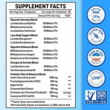 Probióticos Avanzados Hombre 50+ Apoyo Intestinal Y Energía 850 Mil Millones UFC