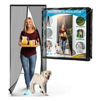 Mosquitero Para Puerta Flux Phenom Malla Retractil Corrediza Protección Sin Esfuerzo