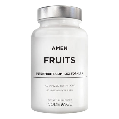 Cápsulas Multivitamínicas De Frutas Enteras Crudas 20 Extractos Vegano Sin OMG