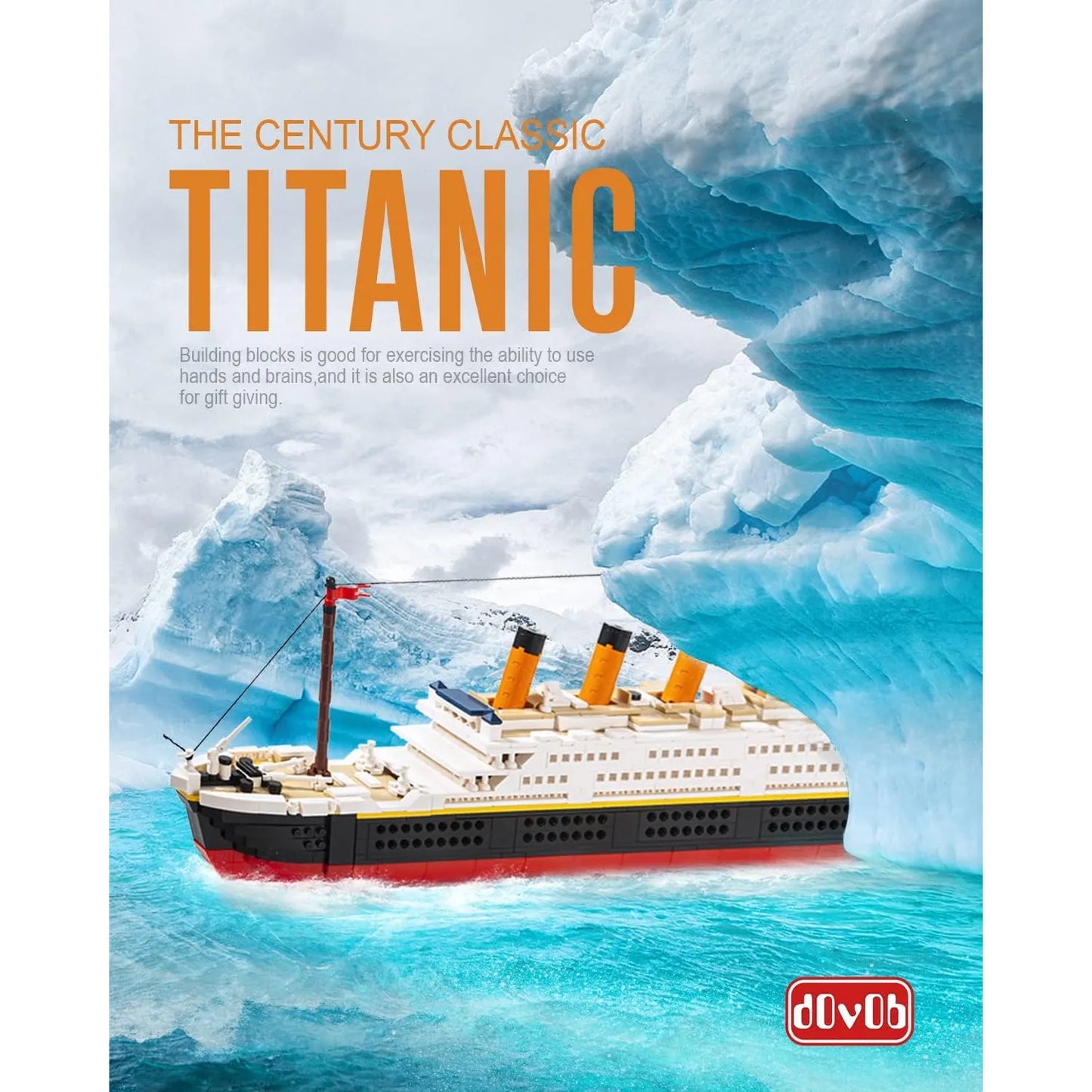 Juego De Construccion Titanic 1288 Piezas Mini Bloques Para Adultos Y Ninos