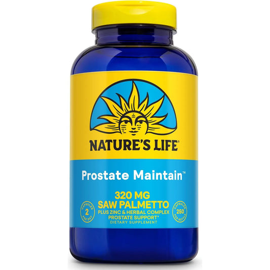 Suplemento Salud Prostatica Saw Palmetto Pygeum Zinc 250 Capsulas