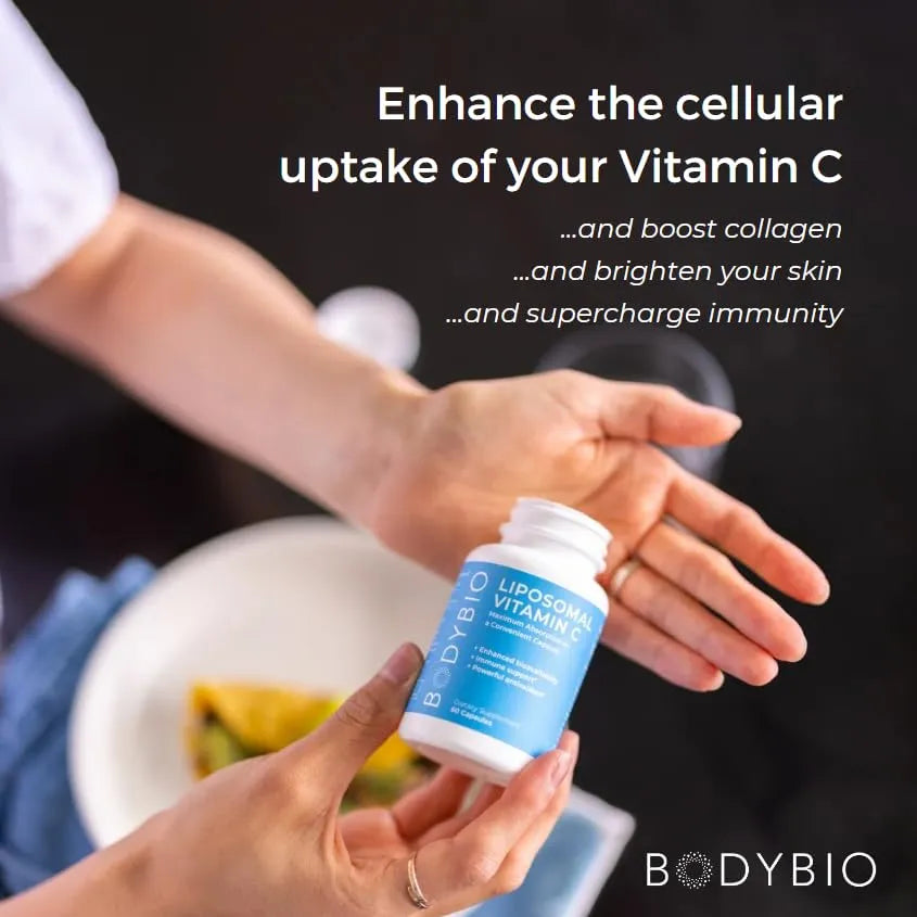 Vitamina C Liposomal 60 Cápsulas Potente Apoyo Inmunológico Máxima Absorción
