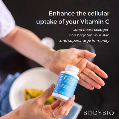 Vitamina C Liposomal 60 Cápsulas Potente Apoyo Inmunológico Máxima Absorción