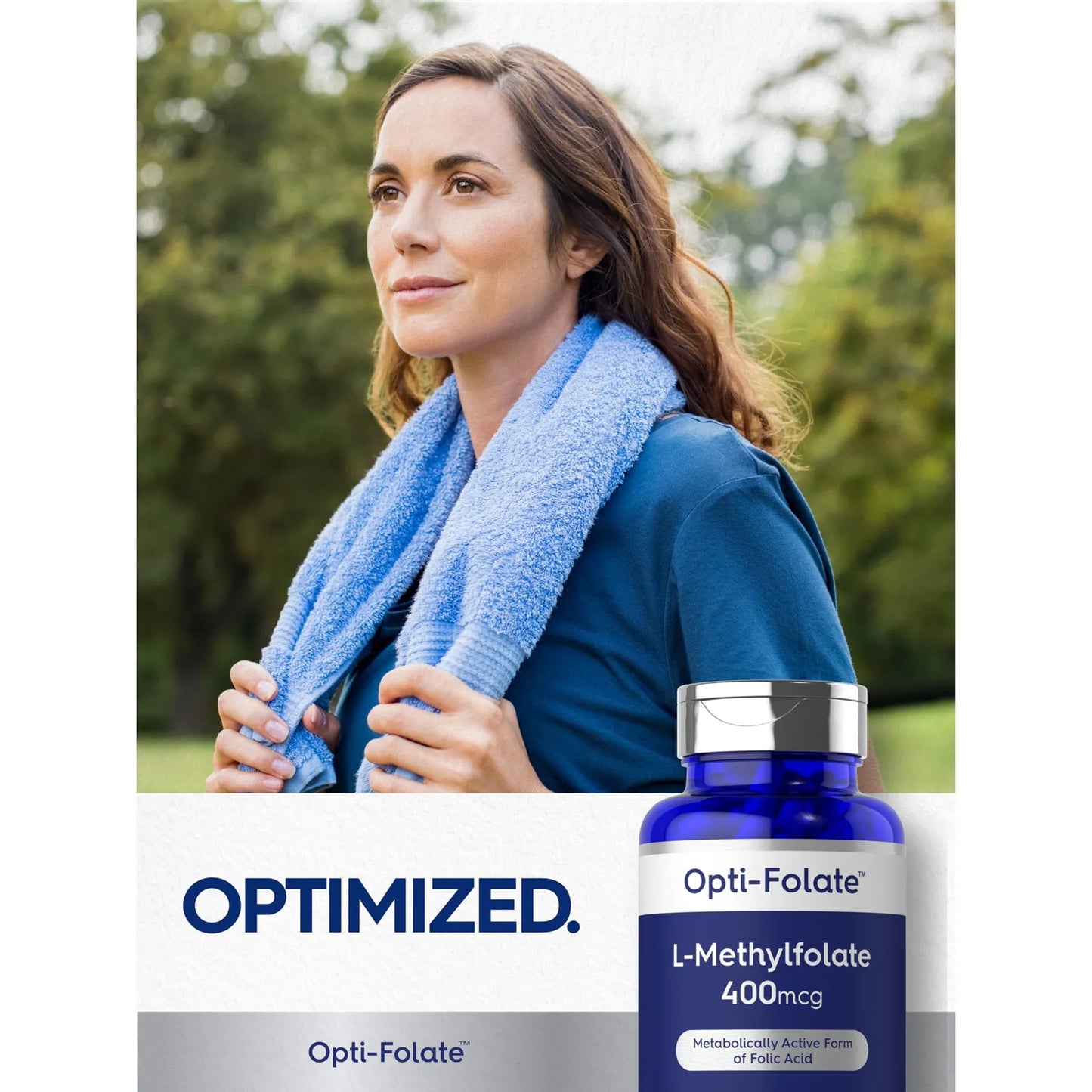 Folato Metilado 400mcg 120 Cápsulas Vegetarianas - Energía y Bienestar