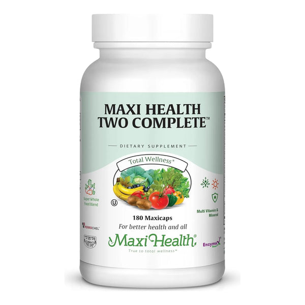 Multivitaminas Minerales Potencia Completa 180 Cápsulas Kosher Maxi Health