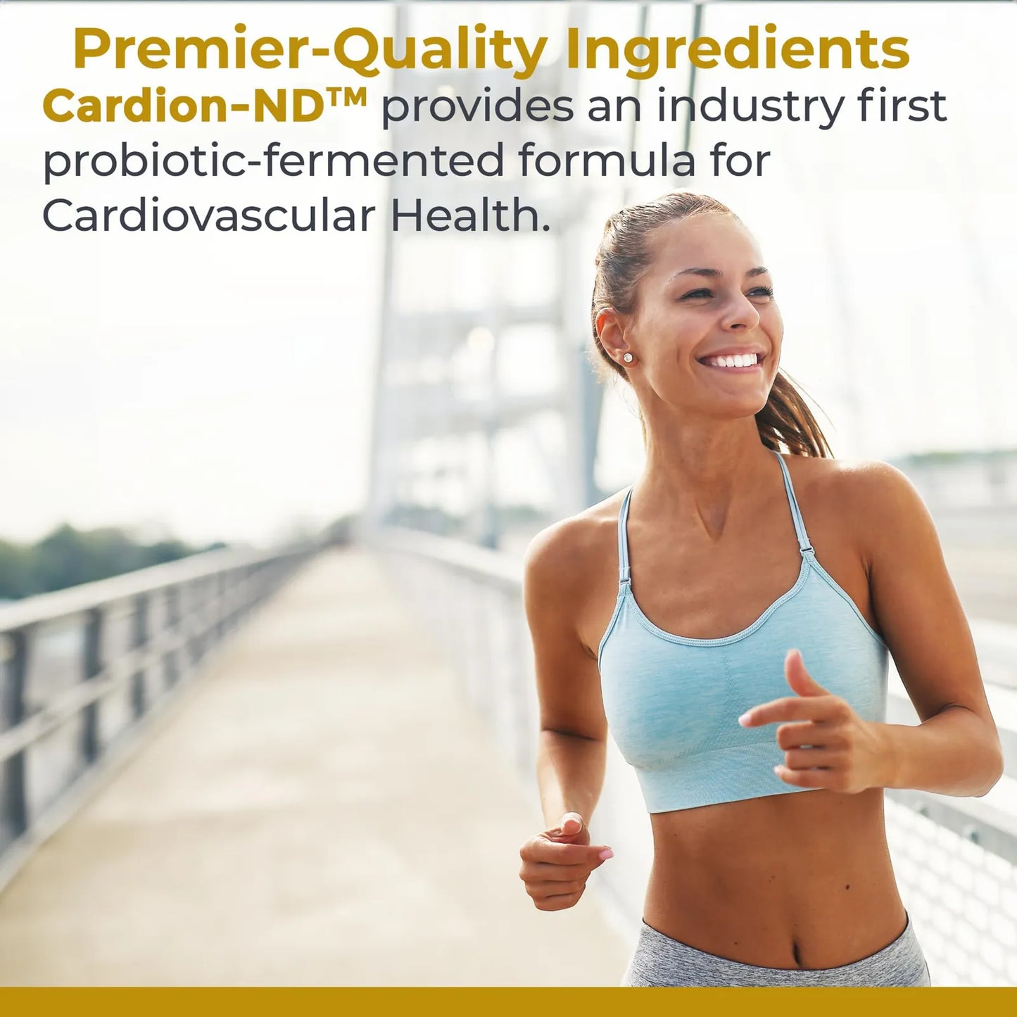 Cardio ND Suplemento Cardiovascular Con Bayas De Espino Té Verde Y Probióticos 8 Oz
