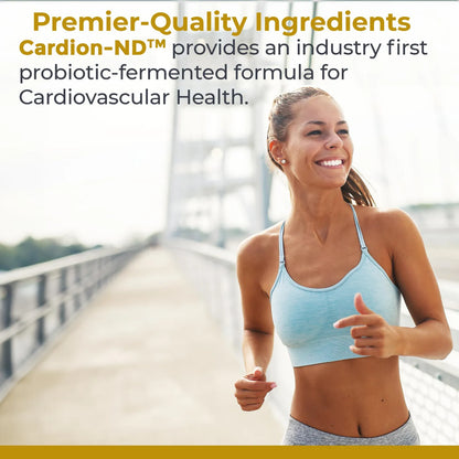 Cardio ND Suplemento Cardiovascular Con Bayas De Espino Té Verde Y Probióticos 8 Oz