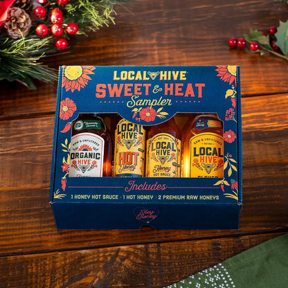 Miel Caliente Orgánica 340g Trébol Local Y Salsa Picante Pack Exclusivo