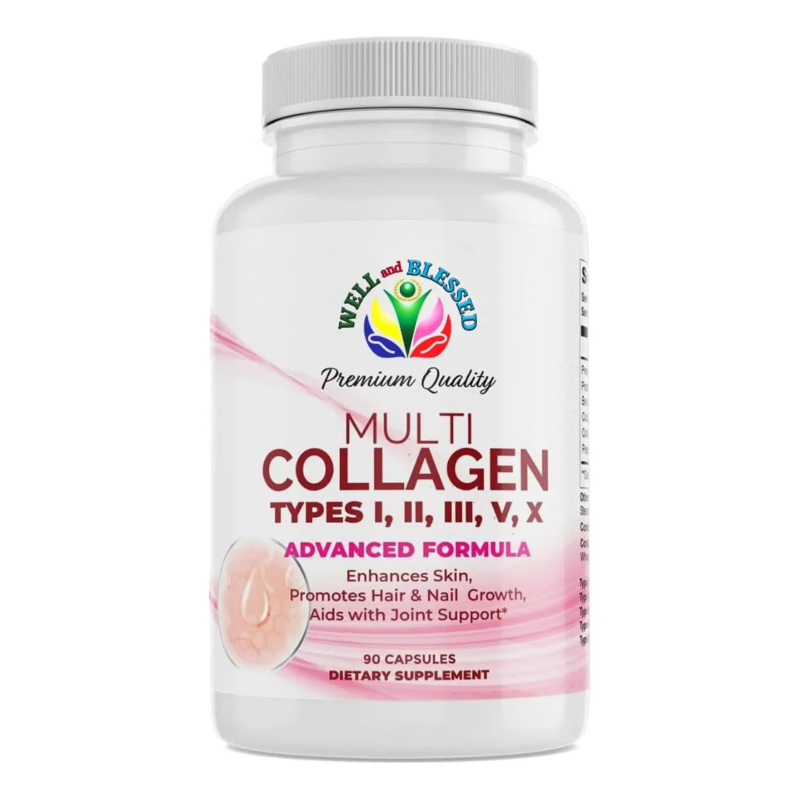 Colageno Multipremium Antiedad Piel Firme Cabello Uñas Fuertes 90 Capsulas