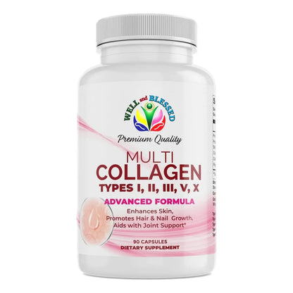 Colageno Multipremium Antiedad Piel Firme Cabello Uñas Fuertes 90 Capsulas