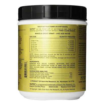 Nutri Pet Suplemento Natural Para Perros 60 Onzas Vitaminas Y Minerales