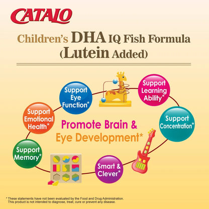 Cápsulas Masticables De Pescado DHA Para Niños Con Luteína 50 Unidades Sabor Fresa