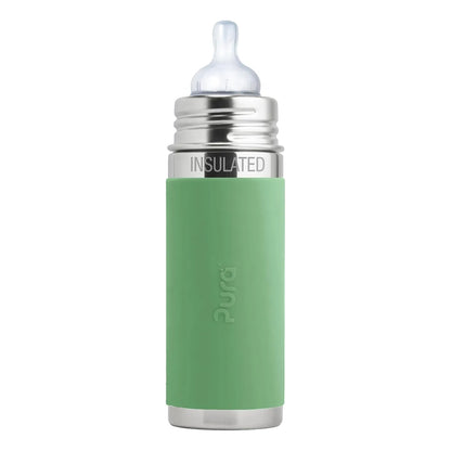 Biberón Anticólico Acero Inoxidable Pura Kiki 9oz Libre De Plástico MadeSafe