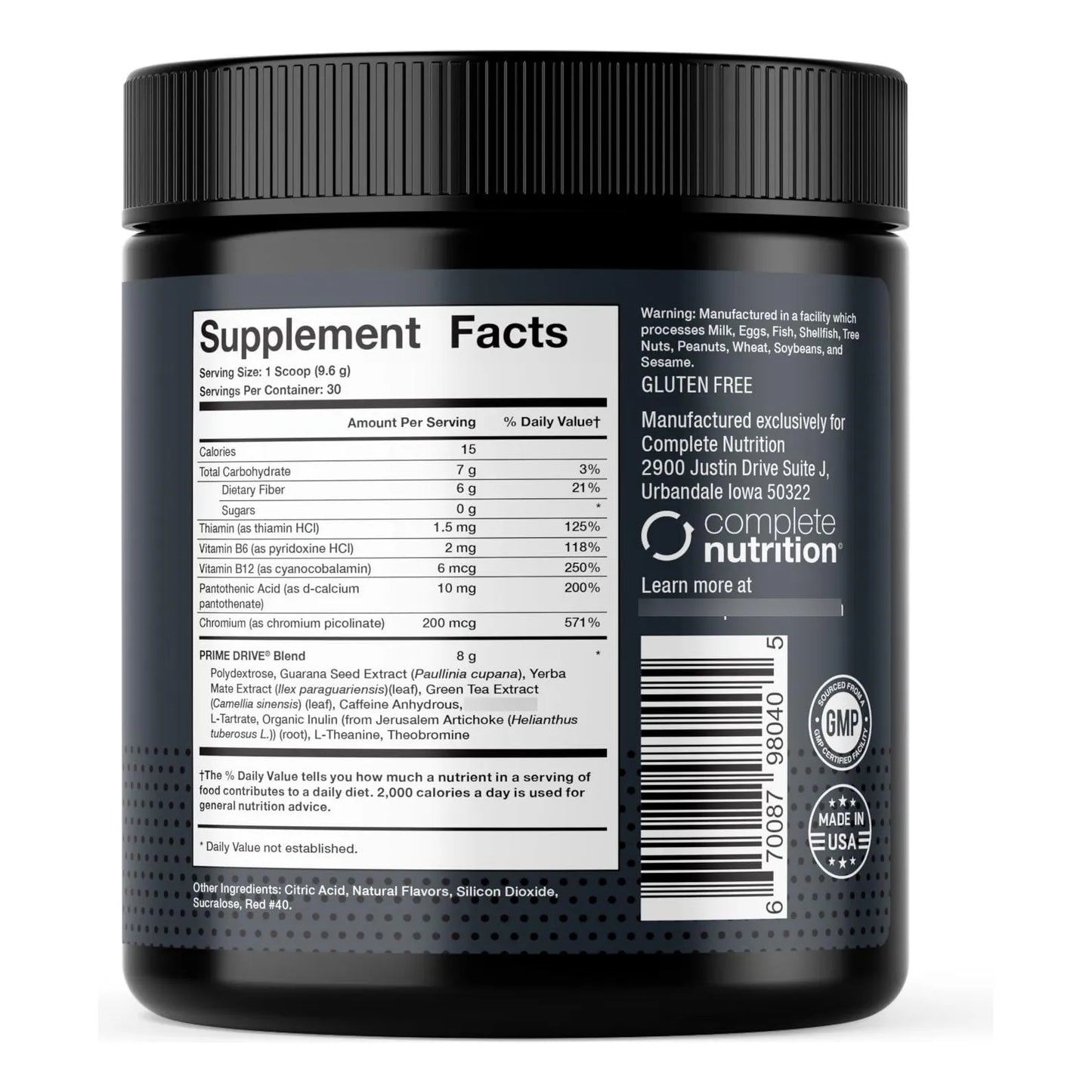 Prime Drive Energy Bebida Energética En Polvo Melón Fresa Preentrenamiento 10.2 Onzas