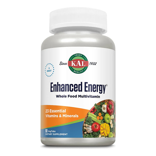 Energía Mejorada Kal 90 Cápsulas Naturales Con Luteína Y ActiSorb