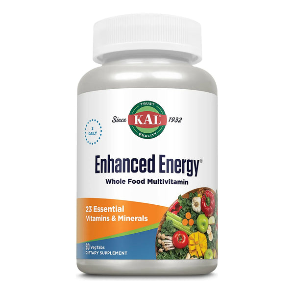 Energía Mejorada Kal 90 Cápsulas Naturales Con Luteína Y ActiSorb